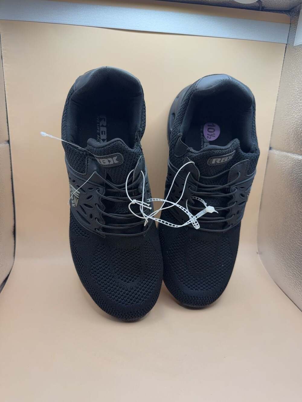 RBX Men's Black Athletic Running Shoes Size 10.5
